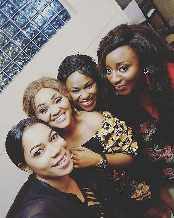 Mercy Aigbe, Uche Jombo, Ini Edo & Yvonne Nwosu In Adorable Photos Together
