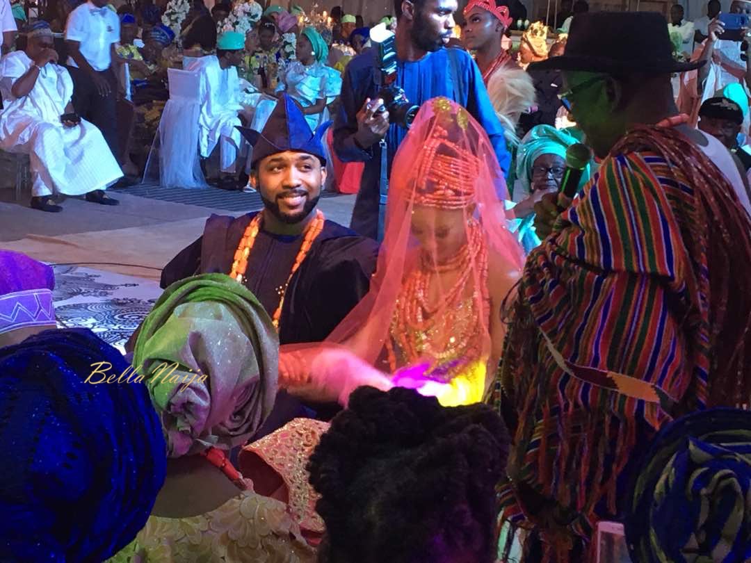 The Bride Is Here! First Look Of Adesua Etomi At Her Traditional Wedding