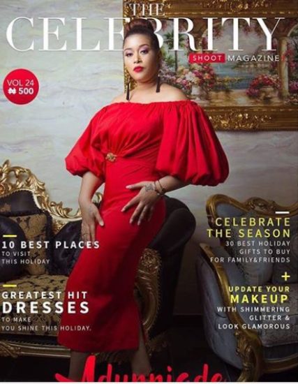Adunni Ade Covers The Celebrity Shoot Magazine's Holiday Edition