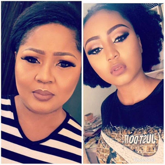 Checkout This Lovely Photo Collage Of Regina Daniels And Her Mother