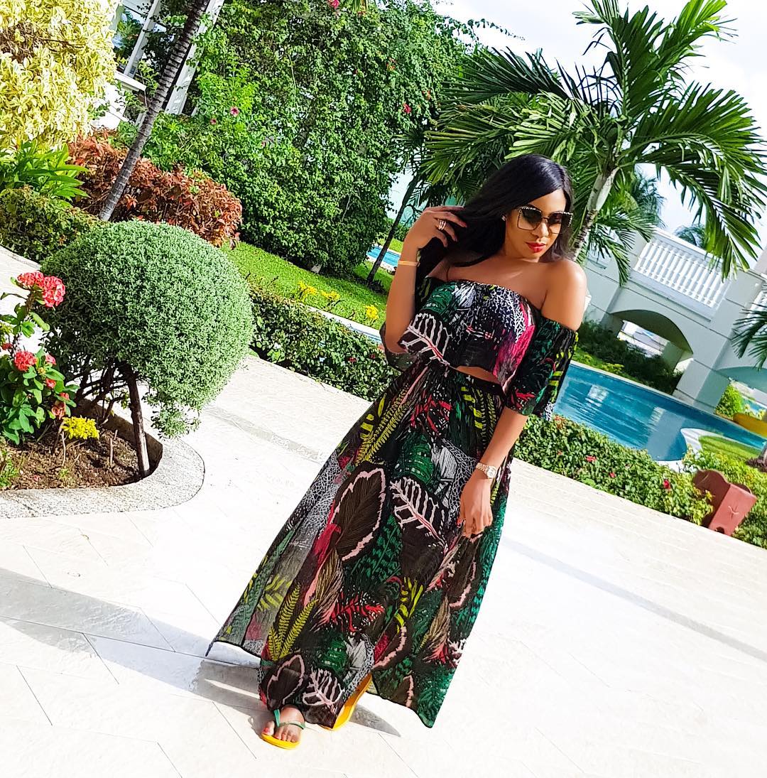 Chika Ike looking all smashing as She Vacations in Jamaica