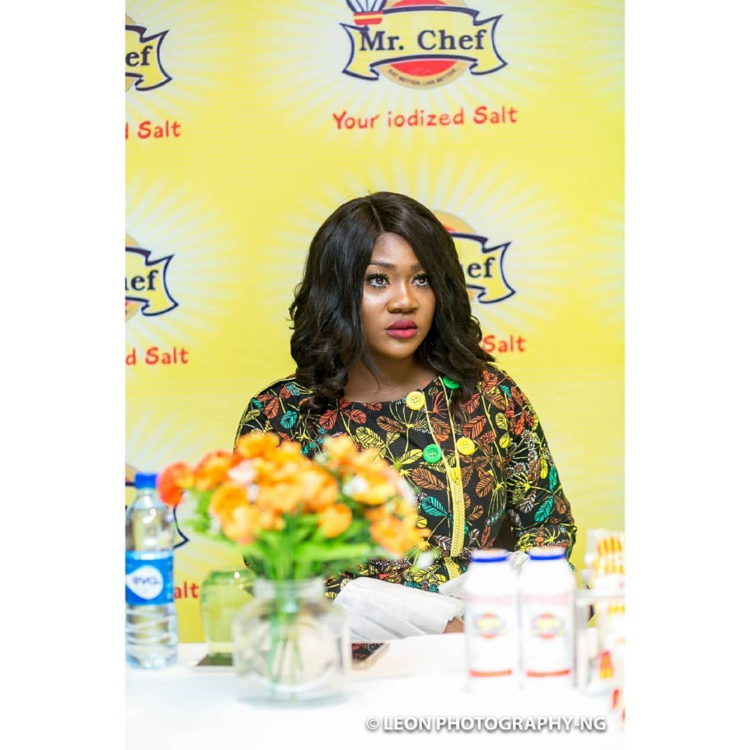 Mercy Johnson Okojie signed on as Mr. Chef's Brand Ambassador