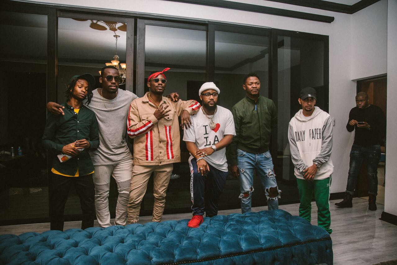New Music Alert! Check Out Photos Of Ycee & Cassper Nyovest In The Studio Together......