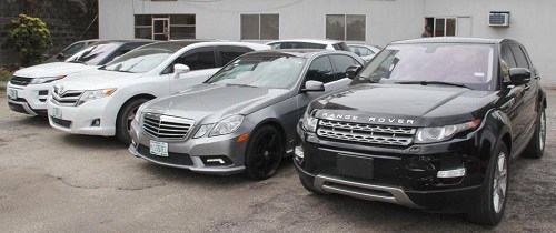 EFCC Arrests 4 Yahoo boys With Charms and Luxury Cars (Photos)