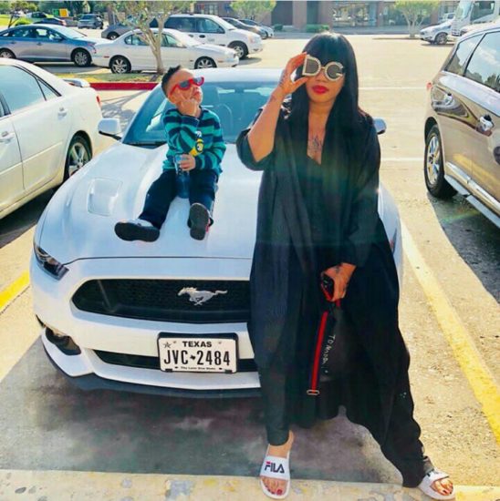 Tonto Dikeh and Toyin Lawani Spotted Flaunting The Trending D&G Sunglasses (Photos)