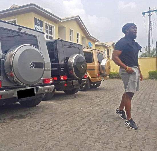 Timaya Flaunts His Collection Of Mercedes G-Wagon