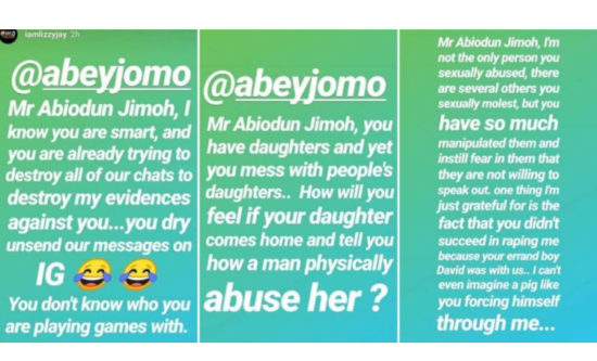 Instagram Comedienne, Lizzy Jay Accuse Movie Director Of Sexual Molestation