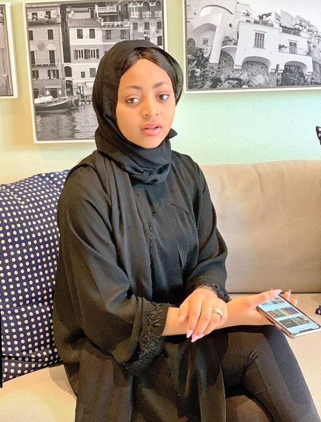"I will unfollow you for this" - Fan tells Regina Daniels after she rocked hijab in new photos
