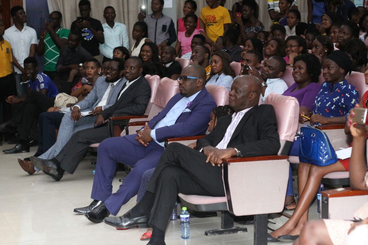 Omotola's Fans can't get enough of her at University of Ghana's Business School (See Photos)