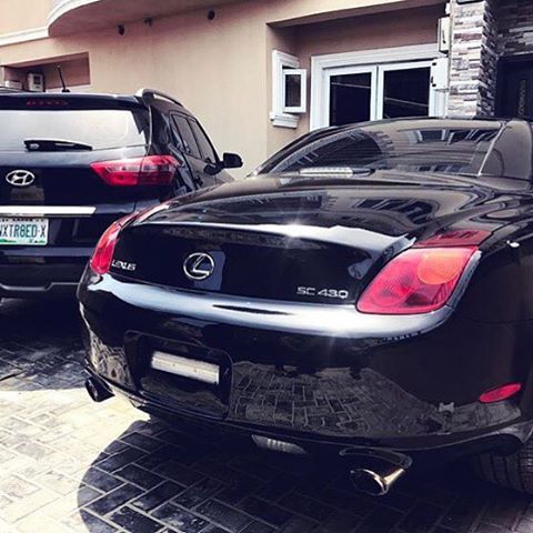 Reekado Banks acquires New Lexus SC430 (Photo)