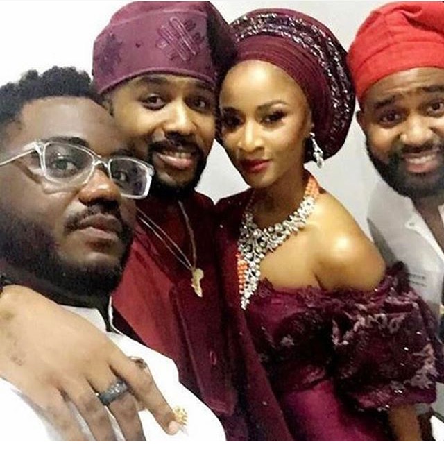 See Photo of Banky W and Adesua Etomi kissing at their Introduction