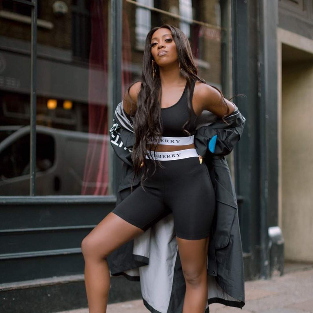 'African Bad Gyal' Tiwa Savage Wows In Ankara Outfit Ahead Of Her Show In London