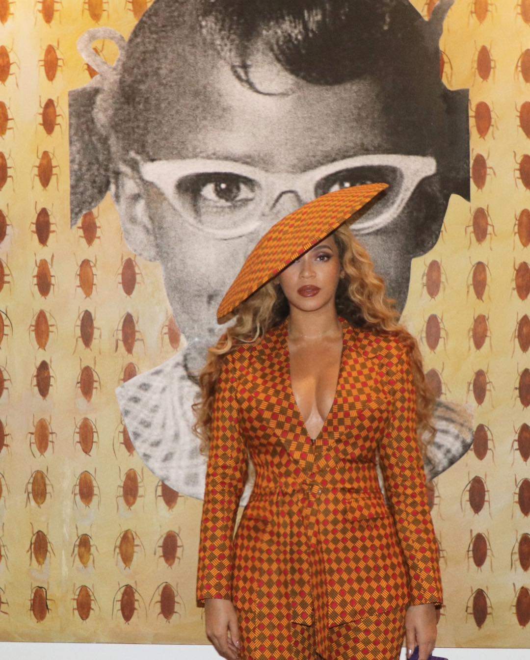 Photos: Beyonce is such a Babe in this African-Inspired Print Suit