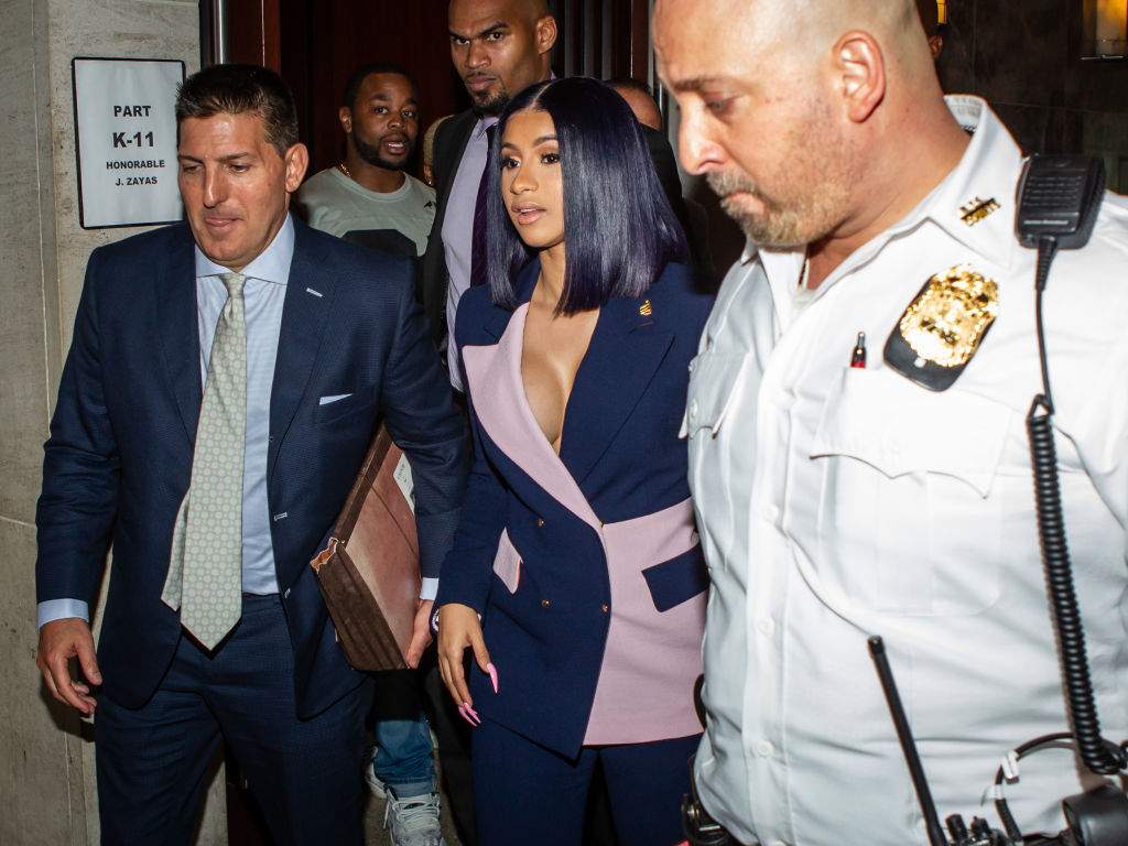 Cardi B arraigned, pleads Not Guilty to Felony Assault Charges