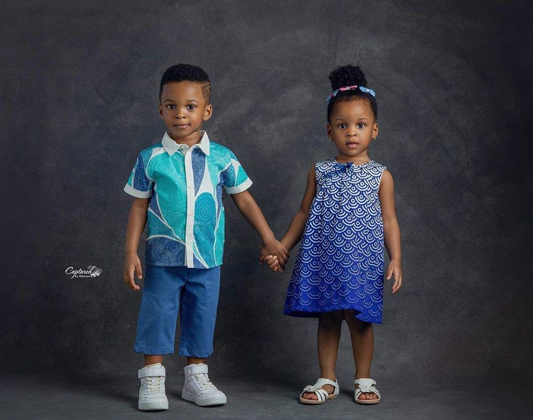 Check Out Cute Photos of Paul & Anita Okoye's Twins on their 2nd Birthday