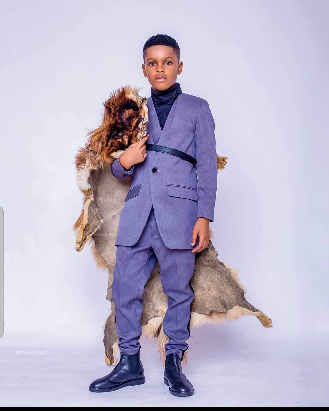 Angela Okorie & Son Chamberline Rock Matching Looks for his Birthday