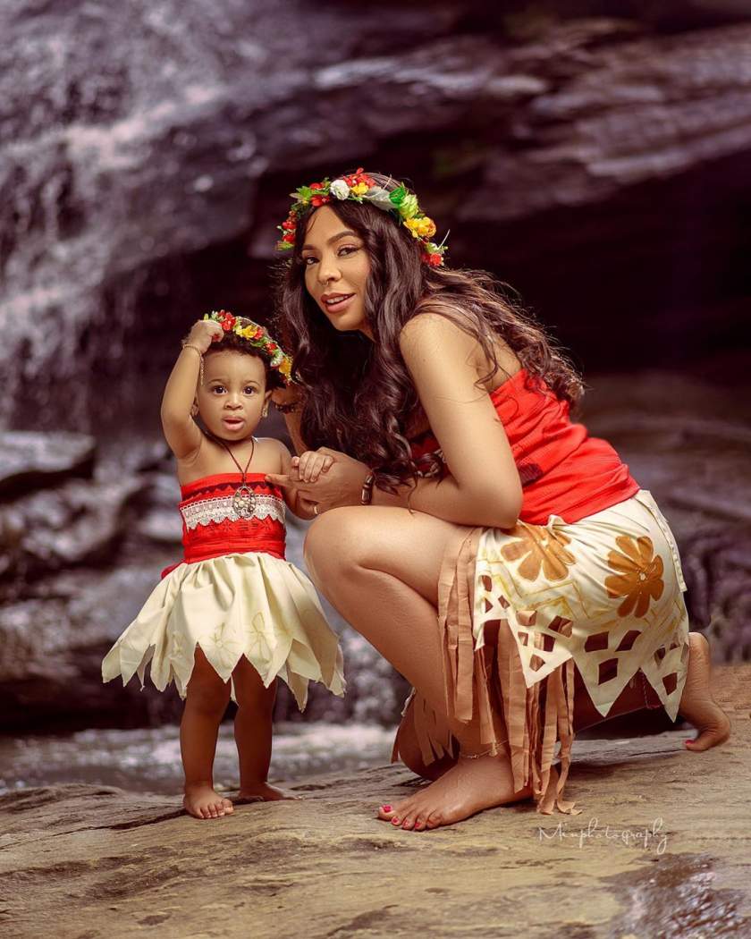 TBoss celebrates her daughter's first birthday with Moana inspired photoshoot