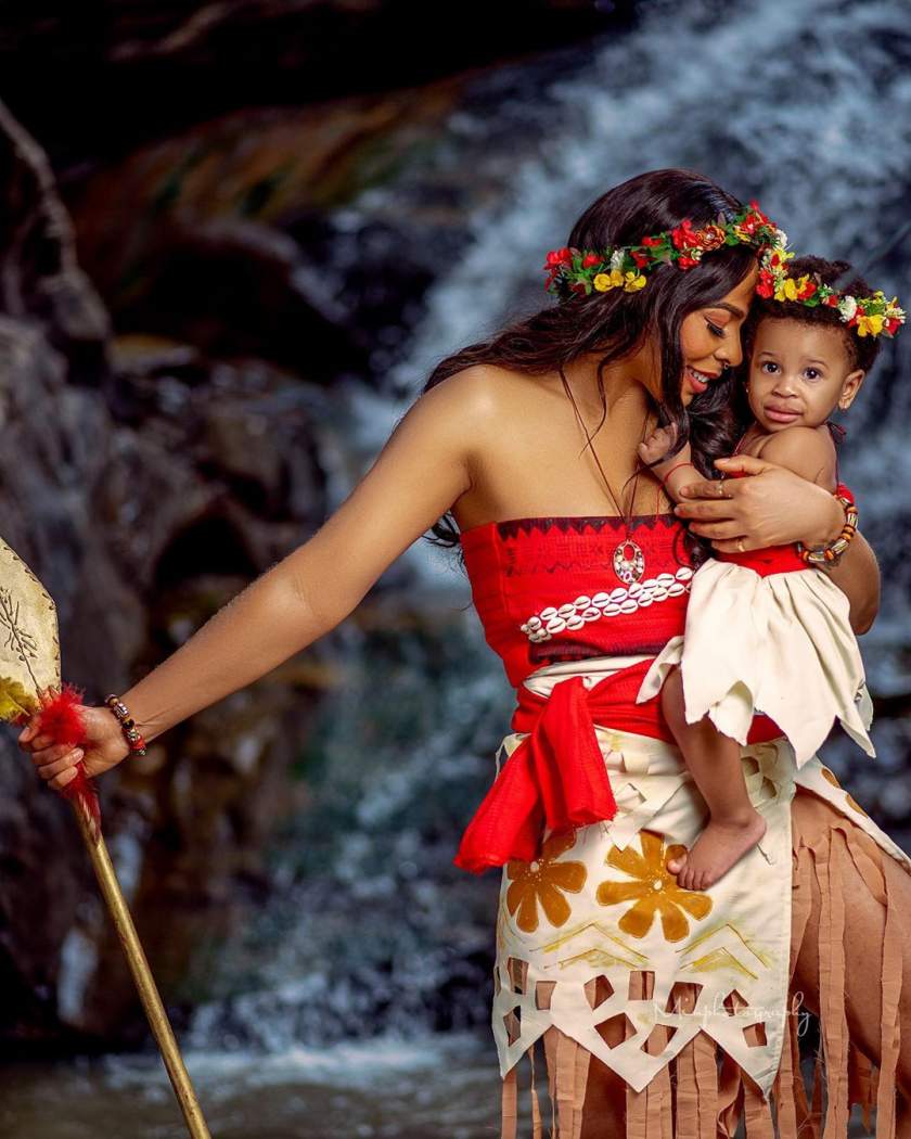 TBoss celebrates her daughter's first birthday with Moana inspired photoshoot