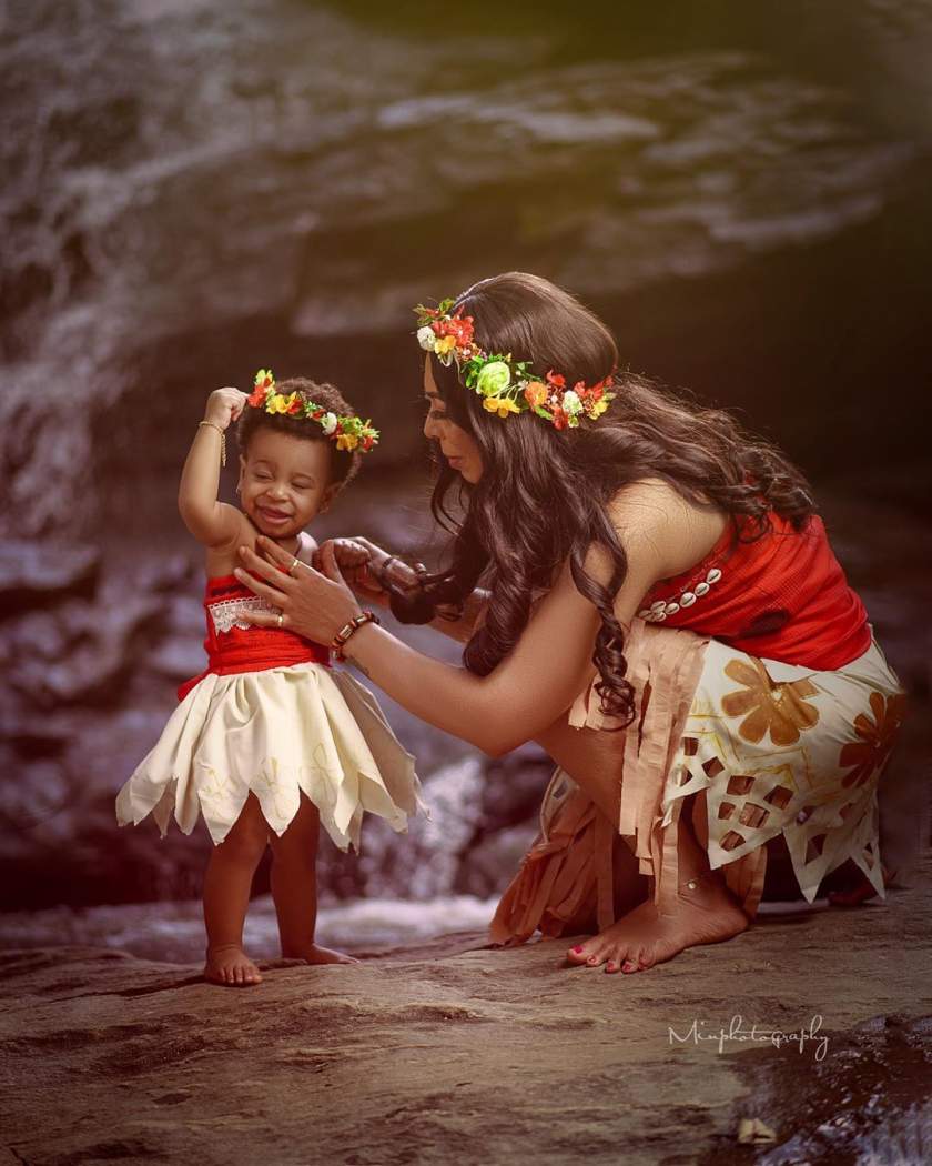 TBoss celebrates her daughter's first birthday with Moana inspired photoshoot