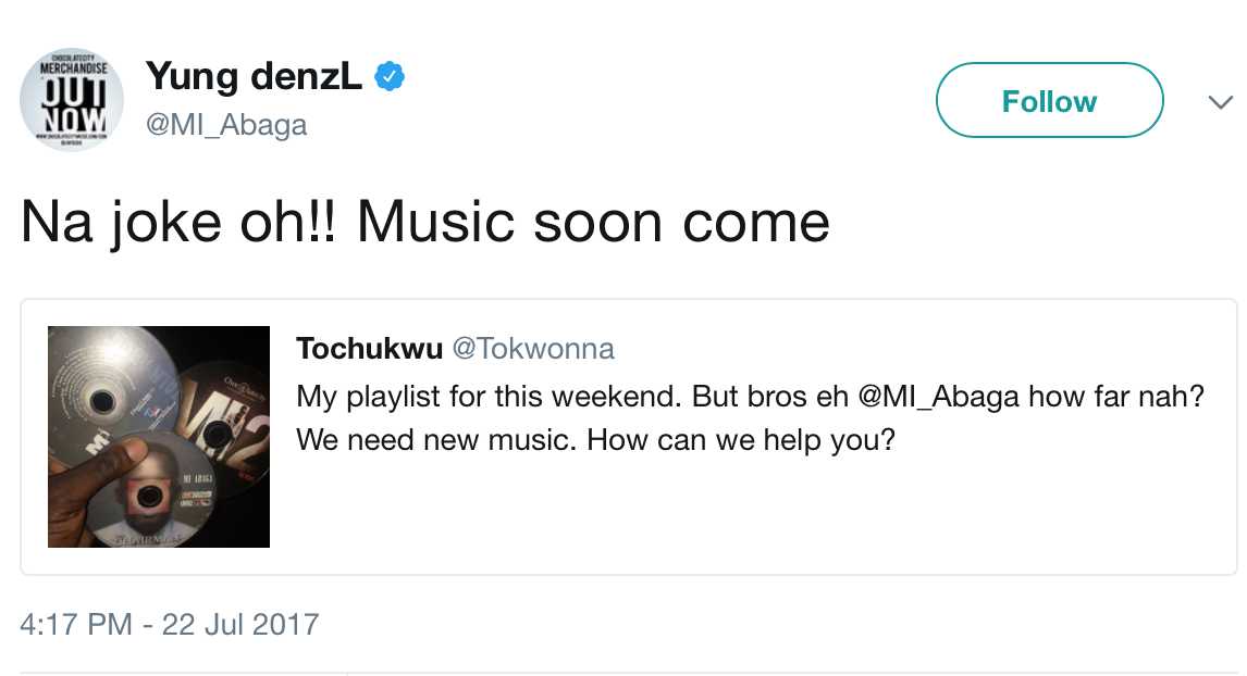 MI Abaga announces his retirement from making music
