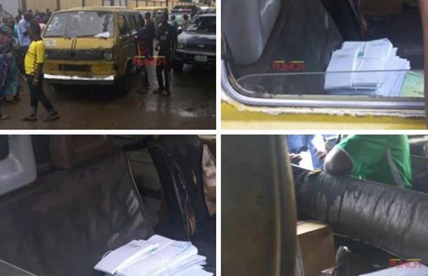 Lagos LG Election: Ballot Papers Found In Commercial Bus At Agege