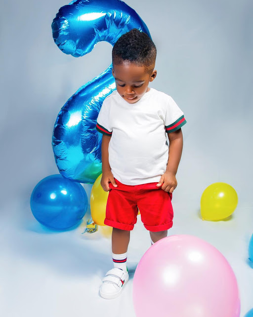 Tiwa Savage Shares Lovely Photos of Son Jamil As He Turns 2