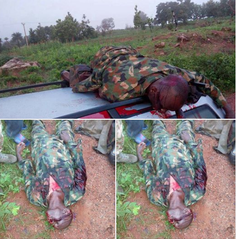 Nigerian Soldier Murdered While Fixing His Car