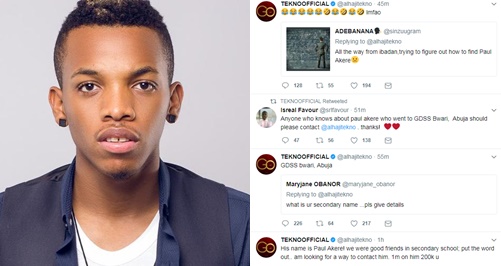 Tekno To Give N200,000 To Anyone Who Helps To Find Paul Akere