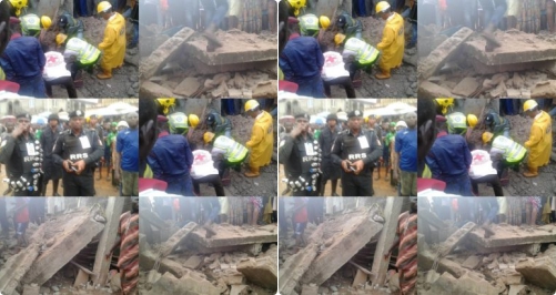 Building Collapses, Mother and Daughter Killed (Photos)