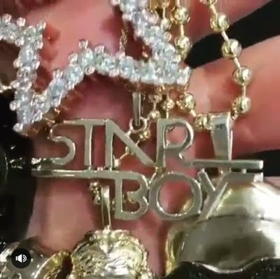 Wizkid Gets Gold And Diamond Encrusted Chain As Birthday Gift