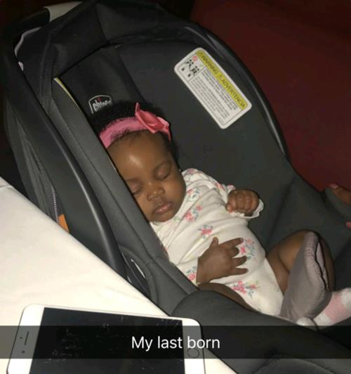 'My last born for now sha' - Davido on his daughter, Hailey