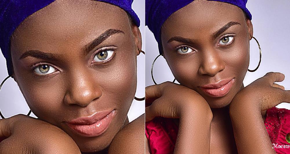 Multicoloured Eyed Girl, Peace Omana, Stuns In New Photos