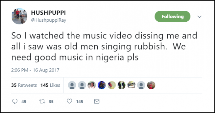 Hushpuppi Blasts Phyno, Olamide & Timaya After Watching 'telli Person' Music Video