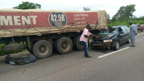 Couple Survived Horrible Accident on Their Way from Abuja (Photos)