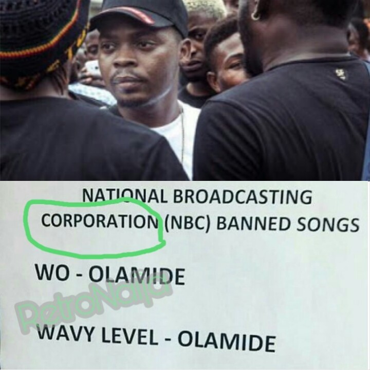 'We Didn't Ban Olamide's 'Wo' Song'- NBC Denies Rumors