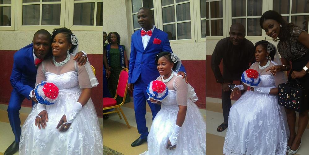 Physically-challenged lady weds her husband in Imo State (Photos)