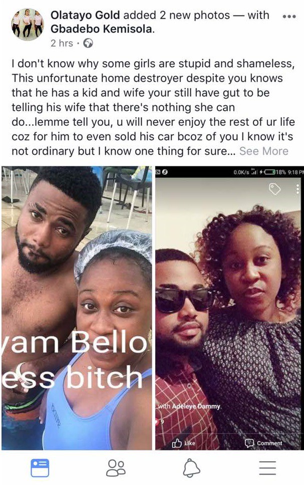 'U will never enjoy the rest of ur life' - Nigerian Lady Olatayo Gold Blast Her Sister's Husband Side chick