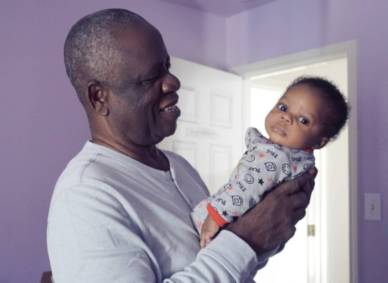 Laura Ikeji Shares Lovely Photo of Her Son And His Grandparents