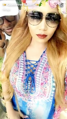 Vera Sidika Hangs Out With Ubi Franklin In Lagos