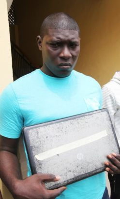 MAPOLY Undergraduates Display Their 'Juju' And Laptops After Arrested For Internet Fraud