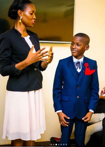 Step father's church throws 2face Idibia's son, Zion, a surprise birthday party (Photos)