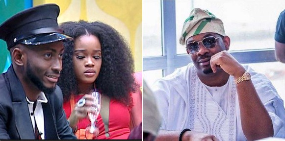 Don Jazzy reacts to Miracle winning and Cee-C as last female standing... #BBNaija