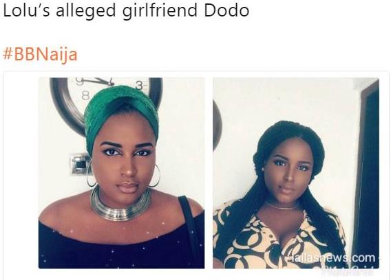 #BBNaija 2018: Meet Lolu's Alleged Girlfriend, Dodo (Photos)