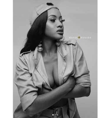 Lady who flashed n*ppls in NYSC crested vest, releases more sexy photos in NYSC khaki