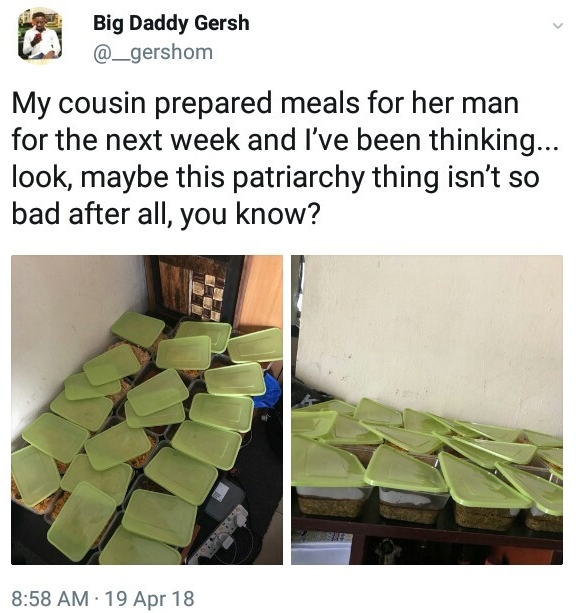 Nigerian Lady Goes Viral After She Prepared And Stored All These Food For Her Man (Photos)