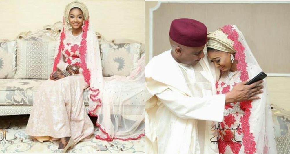 See Heartwarming Moment Father Consoled Daughter During Her Wedding (Photos)