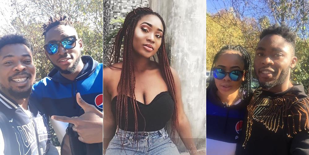 #BBNiaja: "My pu**y is for you" - Nigerian slay queen says as Miracle, Tobi and Nina are spotted in SA