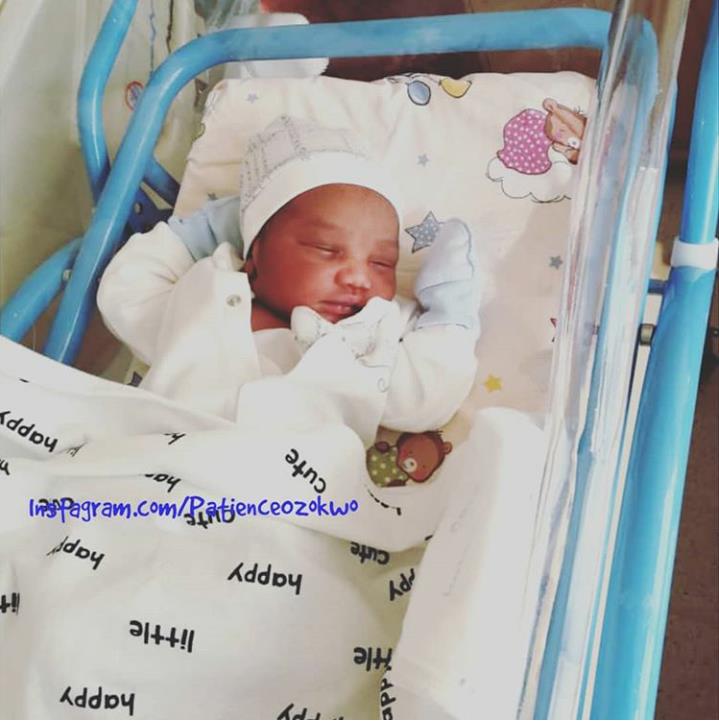 Actress Patience Ozokwor welcomes her 16th grand child (Photo)