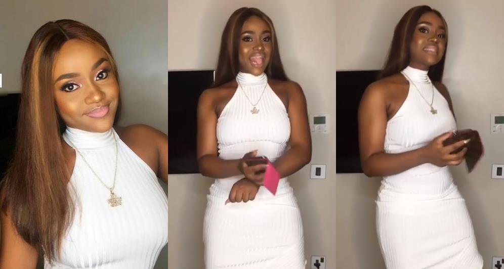 Adorable new photos of Davido's girlfriend, Chioma + video of her showing her shaku shaku skills