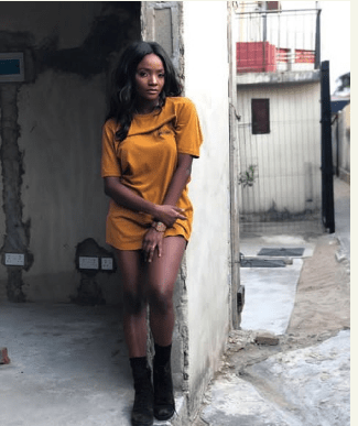Fans talk about Simi's breasts after she shared these photos